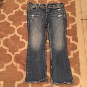 Woman’s silver jeans suki slim boot W31/L31
